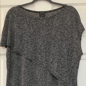 Black and White Women's Top